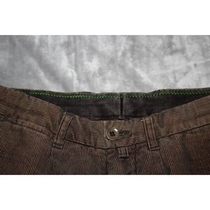 L.B.M. 1911 Made in Italy 32 X 30 Brown Polyester & Cotton Pants Pleated